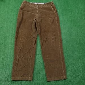 Daniel Cremieux Pants Mens 38x32 Brown Corduroy Classic Straight Casual Chino‎